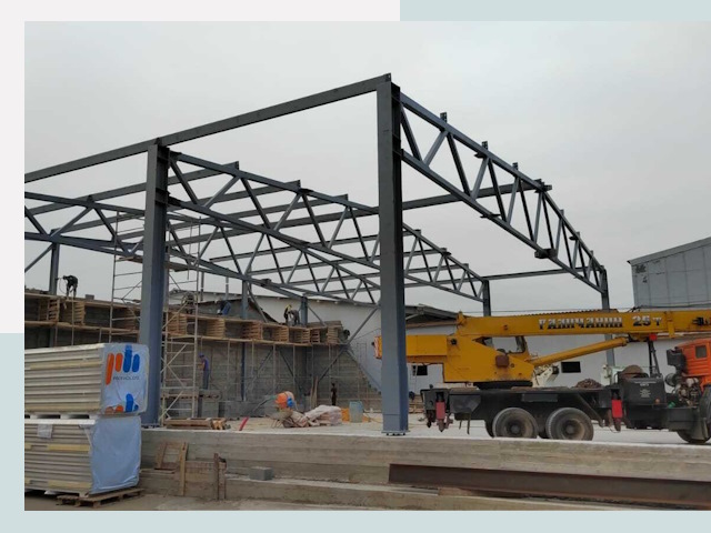 Строительство цехов в Казани