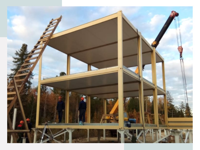 Строительство модульных здания Казань