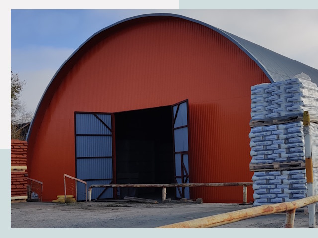 Полукруглые ангары по цене от 637 руб. в Казань