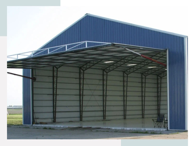 Прямо стенные ангары в Казани