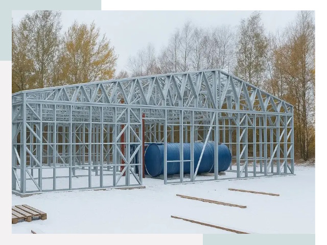 Металлические ангары в Казани