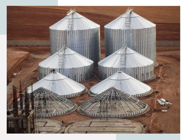 Строительство зерновых силосов в Казани