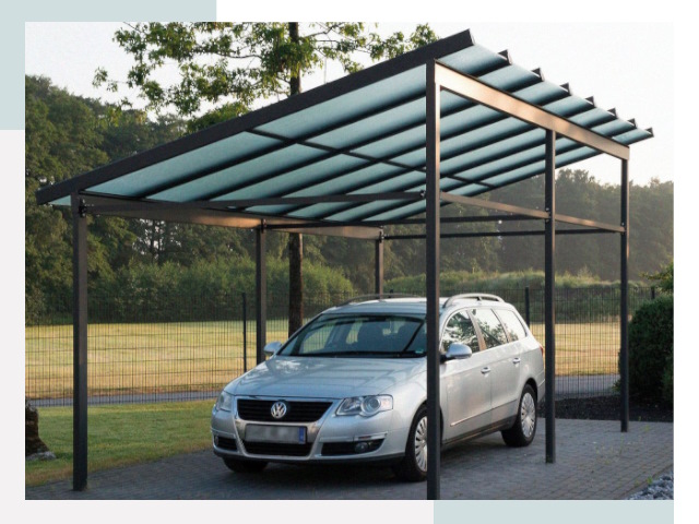 Навесы для автомобилей в Казани