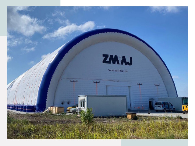 Брендирование ангаров в Казани