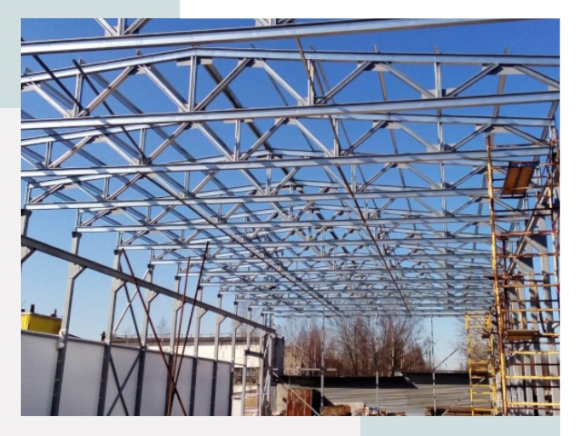 Металлокаркасы для складов в Казани